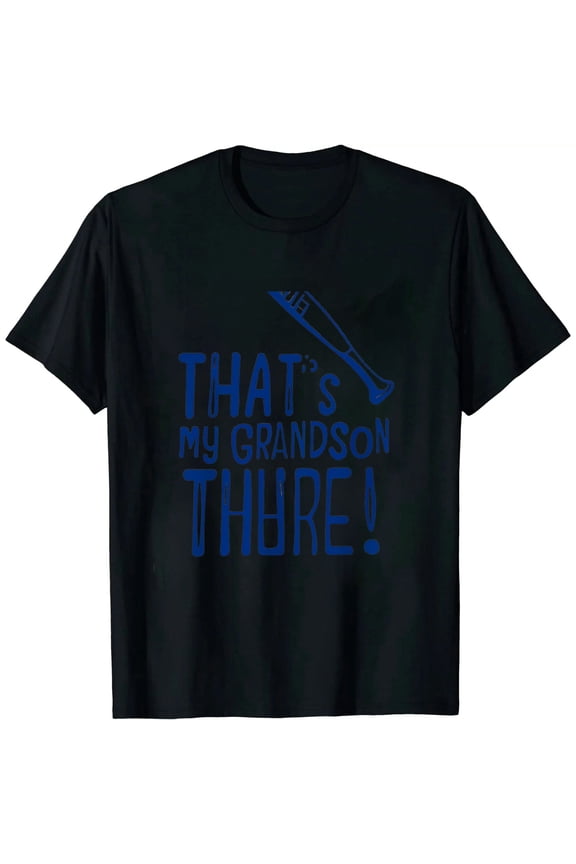 Baseball Grandma Funny That's My Grandson Out There Baseball T-Shirt