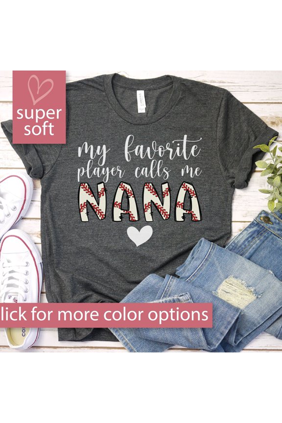 Baseball Grandma Shirt, Baseball Nana T-Shirts, Baseball Mom T Shirts, Baseball Senior Night Shirts, Mothers Day Grandma Gift, Nana Birthday Unisex S-5XL Hot Trending Shirt, Vintage Birthday Gift