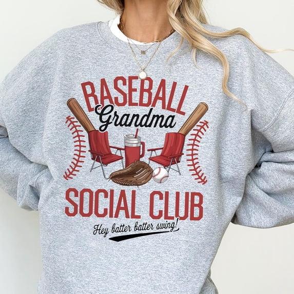 Baseball Grandma Shirt, Baseball Social Club Game Day Shirt, Baseball Season Gigi Shirt, Funny Baseball Granny T-Shirt Unisex S-5XL Hot Trending Shirt, Vintage Birthday Gift