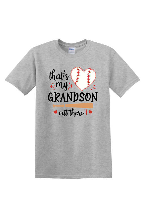 Baseball Grandpa Grandson Game Day Graphic T-Shirt