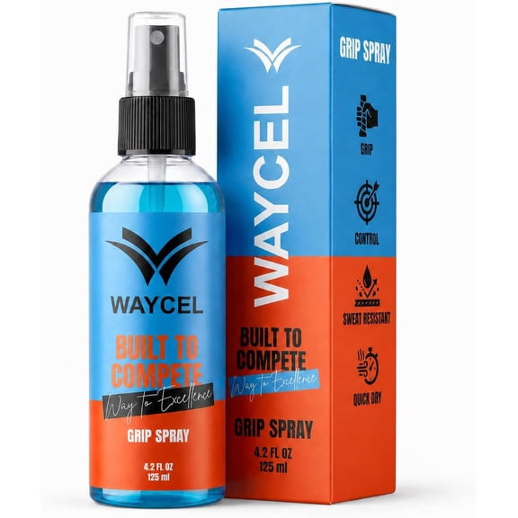 Baseball Grip Spray Bat Grip Enhancer for Baseball & Softball Anti-Slip Tack Spray for Bat & Batting Gloves Quick Dry, Sweat Resistant, Long-Lasting Control Clean Pine Tar Alternative