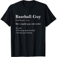 thumbnail image 1 of Baseball Guy Definition Boy Baseball Gift Baseball Player T-Shirt, 1 of 4
