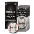 thumbnail image 1 of Baseball Hanging Car Air Freshener by HookUp - 4 Pack of Black Gold Scent | Unique Gift for Sports Fan- Teens, Men, Women | Car Accessory with Fresh & Long Lasting Fresheners Smell, 1 of 6
