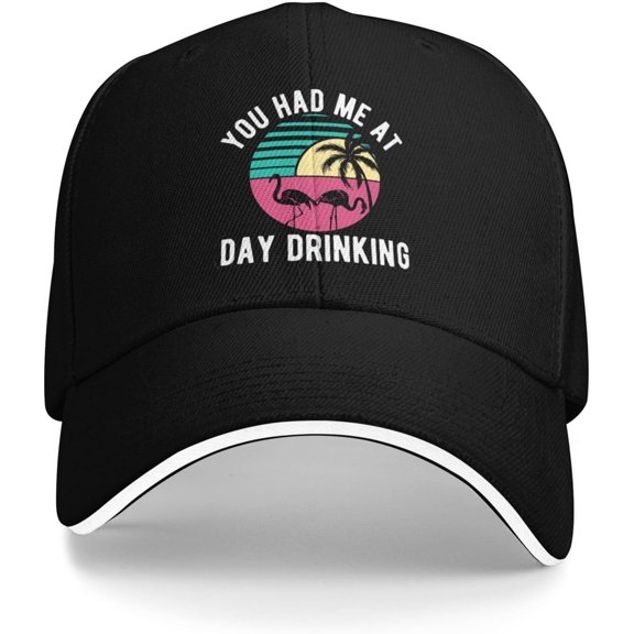 Baseball Hat Baseball Hat for Women's Beachs Summer You Had Me at Day Drinking Fashionable Hats