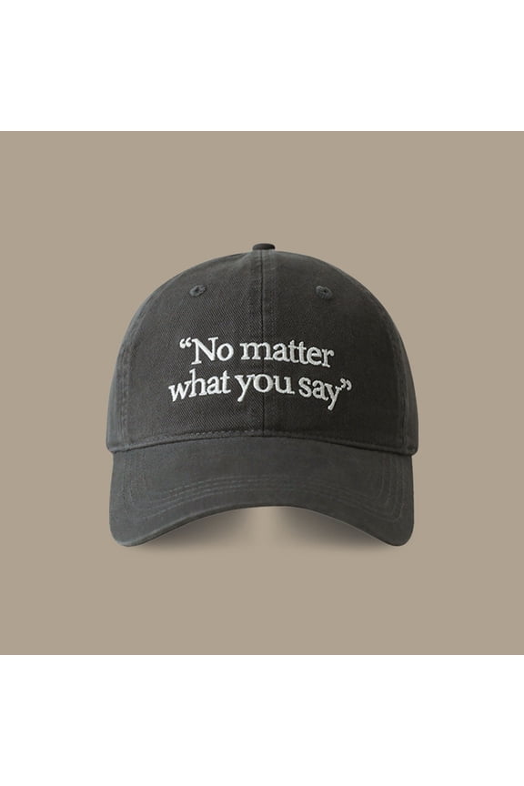 Baseball Hat Big Head Round Four Seasons Embroidered Face Small Wide Curved Sun Protection Summer Adjustable Men's Baseball Caps