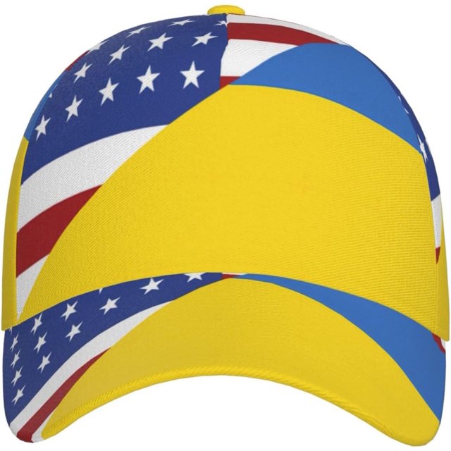 Baseball Hat Cap America Flag and Brazil Brazilian Flag Baseball Cap