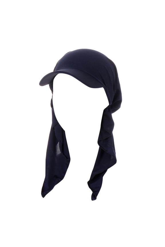 Baseball Hat Cap Hijab Shawl Simple Fabric Turban Summer Breathable Headscarf Hijab Cap For Women Men