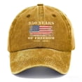 thumbnail image 1 of Baseball Hat, Commemorative Cap, Cotton Polyester Blend Adjustable Sports Hat with Comfort Visor for Independence Day Holiday Event Activities, 1 of 4