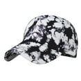 thumbnail image 1 of Baseball Hat Dome Adjustable Mixed Color Tie Dye Personalized American Style Sun Protection Summer Men's Baseball Caps, 1 of 4