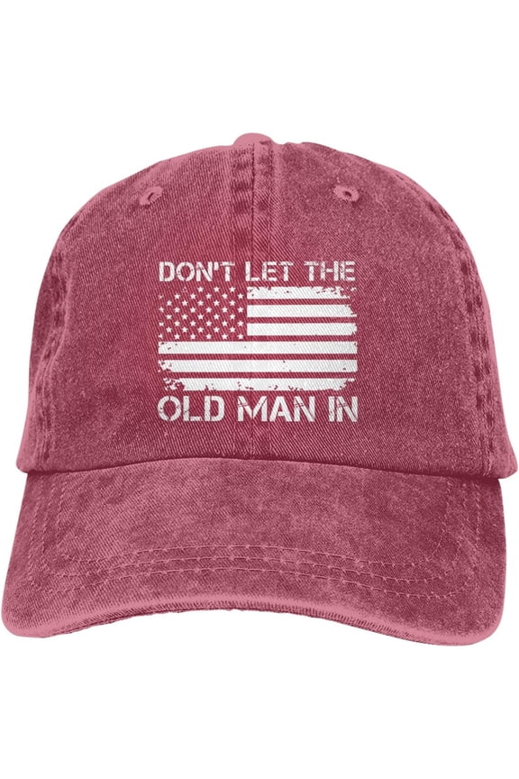 Baseball Hat Don't Let The Old Man in Athletic Cap for Women's Lids Caps Trendy Old Man Ball Hats