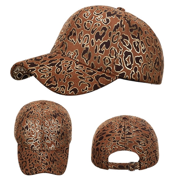 Baseball Hat Fashion Sport Leopard Print Breathable Beach Adjustable Hip Hop Sun Protection Summer Mens Hats And Caps