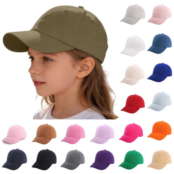 Baseball Hat Kids ComfortableGreen Baseball Hat Sun Protective Toddler Golf Hat 2-5 Years
