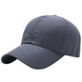 thumbnail image 1 of Baseball Hat Mesh Sports Hat Workout Tennis Hat for Men Women Adults Kids Outdoor Sports Quick Dry Dark Grey/Gray, 1 of 9