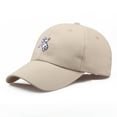 thumbnail image 1 of WCJM Unisex Astronaut Embroidery Baseball Cap Pre-Curved Brim Distressed Hats for Men Women Daily Wear Unstructured Structured Fashion Hats, 1 of 2