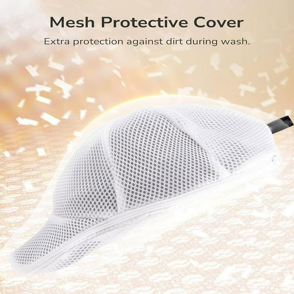 Baseball Hat Washer Baseball Washing Cage Hat Holder for Washing Foldable Washing Hat Rack Protector Cage Hat Washer Cage for Washing Machine