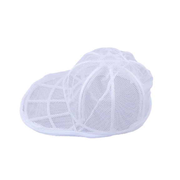 Baseball Hat Washer Cage with Laundry Bag, Foldable Cap Washer Protector for Washing Machine, Hat Cleaning Holder for Baseball Caps & Flat Caps