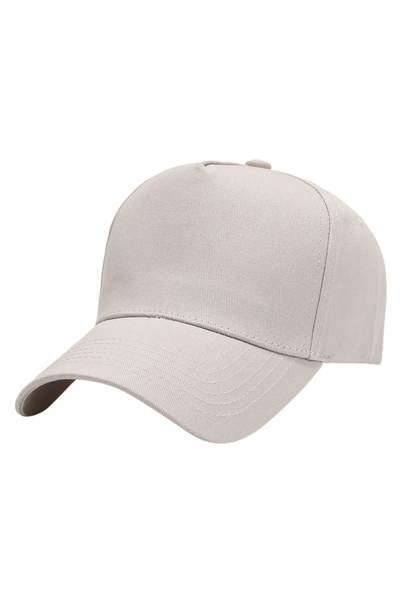 Baseball Hat Yigetop Outdoor Sunshade Sunscreen Sun Hat Baseball Cap Men and Women Solid Color Cap Womens Baseball Cap Khaki one Size