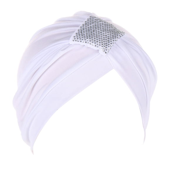 Baseball Hat for Women Knot Fashion Pleated Turban Cap Headwrap Sleep Hat