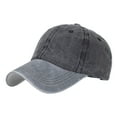thumbnail image 1 of Baseball Hat for Women Men Retro Contrast Colors Classic Adjustable Trucker Hat Breathable Soft Outdoor Sun Hats, 1 of 6