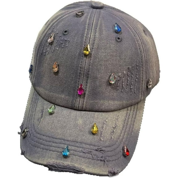 Baseball Hats Fashion Denims Hat Retros Street Hats Sunshades Hat for Fashion Enthusiasts