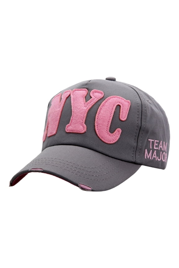 Baseball Hats NYC Letter Baseball Cap For Men And Women Adjustable Casual Sports Hat Summer Sun Dad Hat