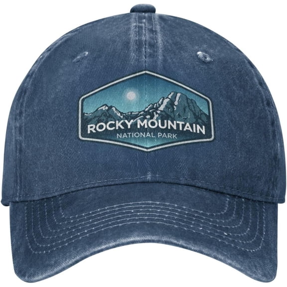 Baseball Hats for Men Camping Fashion Hat for Men's Beach Baseball Caps Light Weight Rocky Mountain National Park Summer Cap