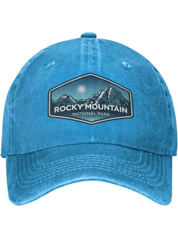 Baseball Hats for Men Camping Fashion Hat for Men's Beach Baseball Caps Light Weight Rocky Mountain National Park Summer Cap