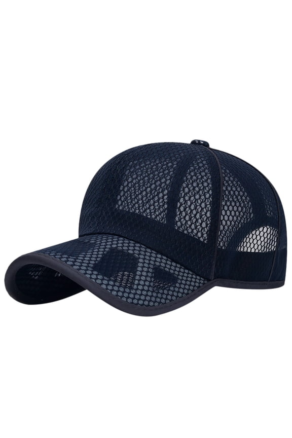 Baseball Hats for Men Women Classic Low Profile Mesh Baseball Cap Soft Unconstructed Adjustable Dad Cap Beach Fashion Hat