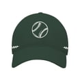 thumbnail image 1 of Baseball Hats for Women, Audhol Washed Baseball Pattern with Printed Baseball Caps on Both Sides Womens Hats Green One Size, 1 of 5