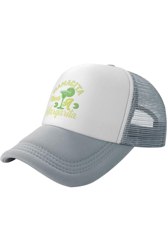 Baseball Hats for Women Drinking Party Mesh Snapback Hats Mens Snapback Trucker Hats Mamacita Needs A Margarita Hat
