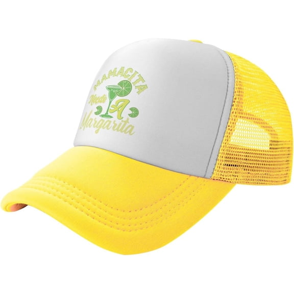 Baseball Hats for Women Drinking Party Mesh Snapback Hats Mens Snapback Trucker Hats Mamacita Needs A Margarita Hat