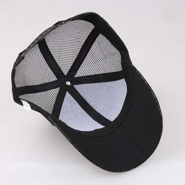 Baseball Hats for Women! Fadeal Women Girl Ponytail Baseball Cap Sequins Shiny Messy Bun Snapback Hat Sun Caps Womens Hats Baseball Caps Black L