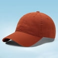 thumbnail image 1 of Baseball Hats for Women Men Quality Look Comfort In Versatile Sport Casual Adjustable Outdoor Caps for Men Orange One Size, 1 of 3