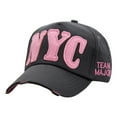 thumbnail image 1 of Baseball Hats for Women NYC Letter Baseball Cap For Men And Women Adjustable Casual Sports Hat Summer Sun Dad Hat, 1 of 3