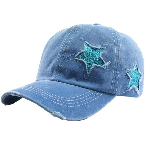 Baseball Hats for Women Ponytail Adjustable Sun Shade Sports Caps