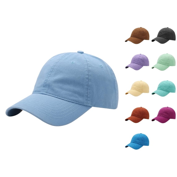 Baseball Hats for Women Unisex Light Blue Hiking Sun Hat for Women Fashionable