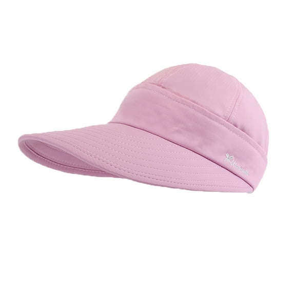 Baseball Hats for Women Women's Wide Brim Summer Sun Hat with Visor - Lightweight Packable Outdoor Beach Cap for Use