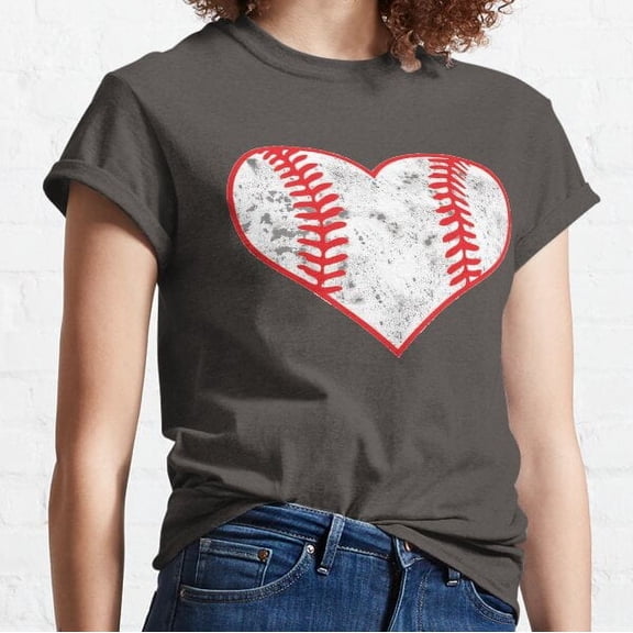 Baseball Heart Design Classic T-shirt