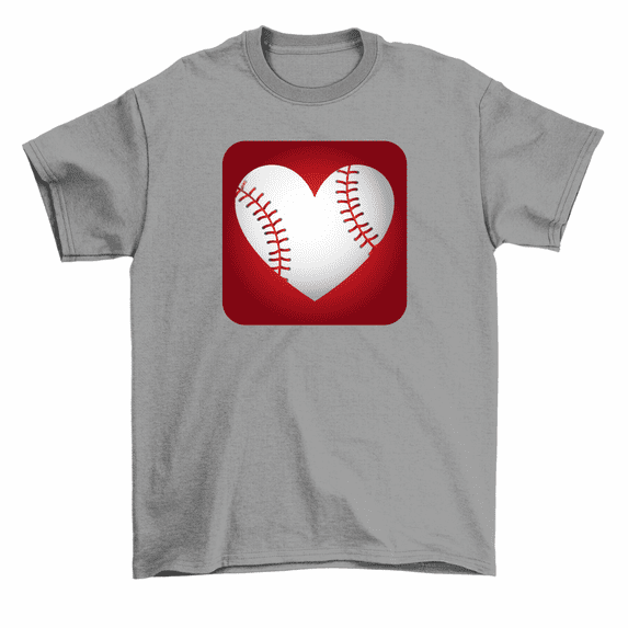 Baseball Heart Game Day Baseball Mom T-Shirt Women Unisex
