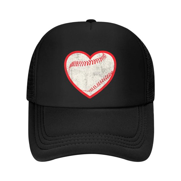 Baseball Heart Shaped Cute Baseball Cap