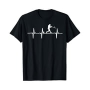 Baseball Heartbeat T-Shirt For Baseball Players And Fans