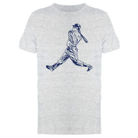 Baseball Hitter Sketch Tee Men's -Image by Shutterstock