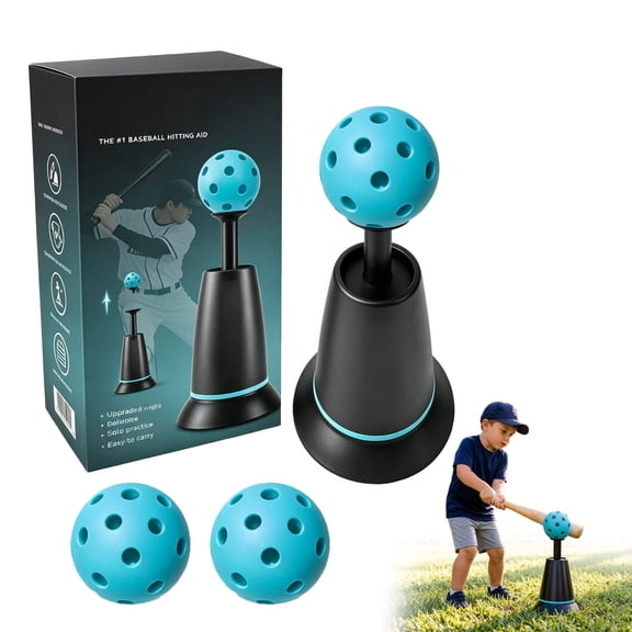 Baseball Hitting Trainer Nylon Material Bat Swing Practice Device for Training Without Pitcher Exercise Spring Equipment