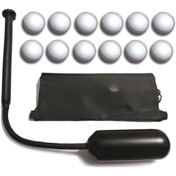Baseball Hitting Trainer Set - Included 12 White Training Balls Train Batting Skills with Centrifugal Force & Rope Baseball Swing bat$$Sport & Recreation Other