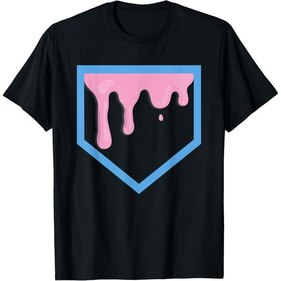 Baseball Home Plate Drip, Cool Baseball Home Plate Drip T-Shirt