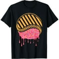 thumbnail image 1 of Baseball Home Plate Social Club Shirt for Boy Ice Cream Drip T-Shirt, 1 of 3