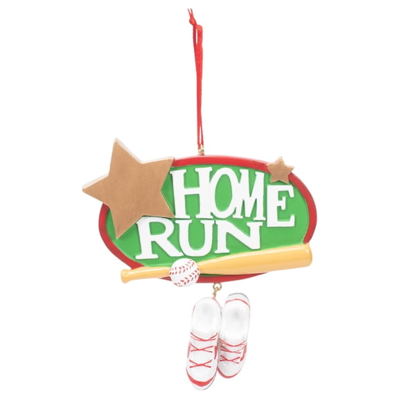 Baseball Home Run Christmas Tree Ornament A2045