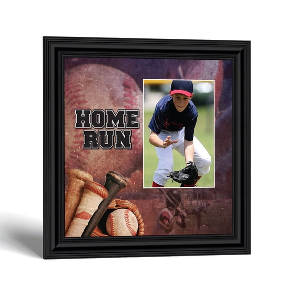 Home Run Baseball Picture Frame, Boys Room Decor, Coach Gift