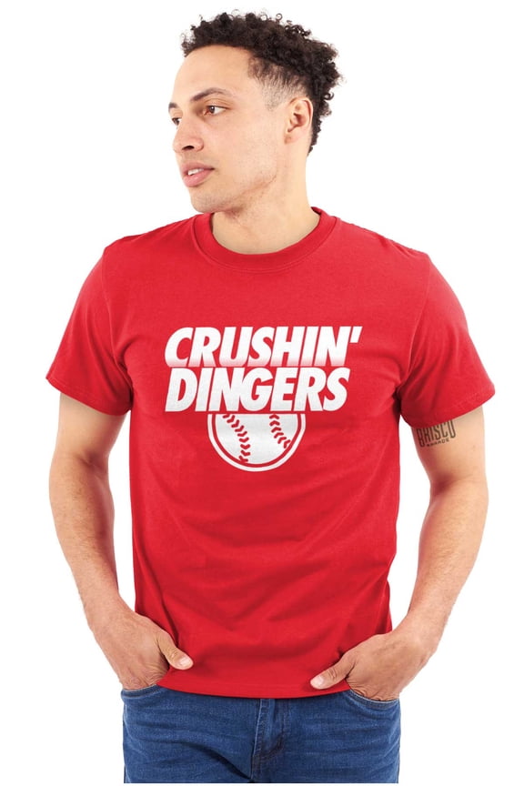 Baseball Homerun Crushin Dingers Men's Graphic T Shirt Tees Brisco Brands L