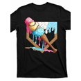 thumbnail image 1 of Baseball Ice Cream Dripping Baseball Home Plate Drip Design Street Trending Style Casual Tee Men'S Comfortable Cotton Round Neck Short Sleeves T-Shirt, 1 of 5